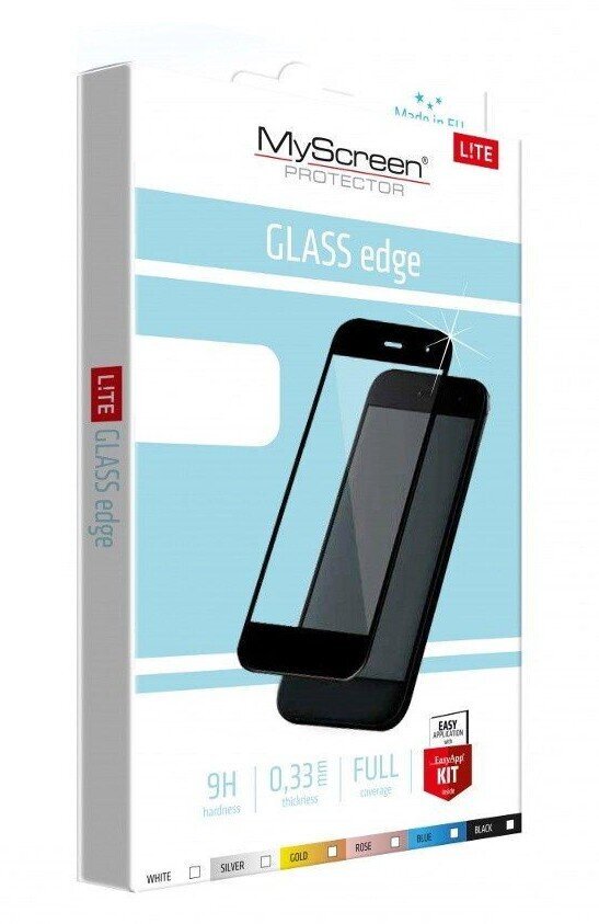 LCD apsauginis stikliukas MyScreen Diamond Lite Edge Full Glue Xiaomi Mi 11 Lite 4G/5G juodas kaina ir informacija | Apsauginės plėvelės telefonams | pigu.lt
