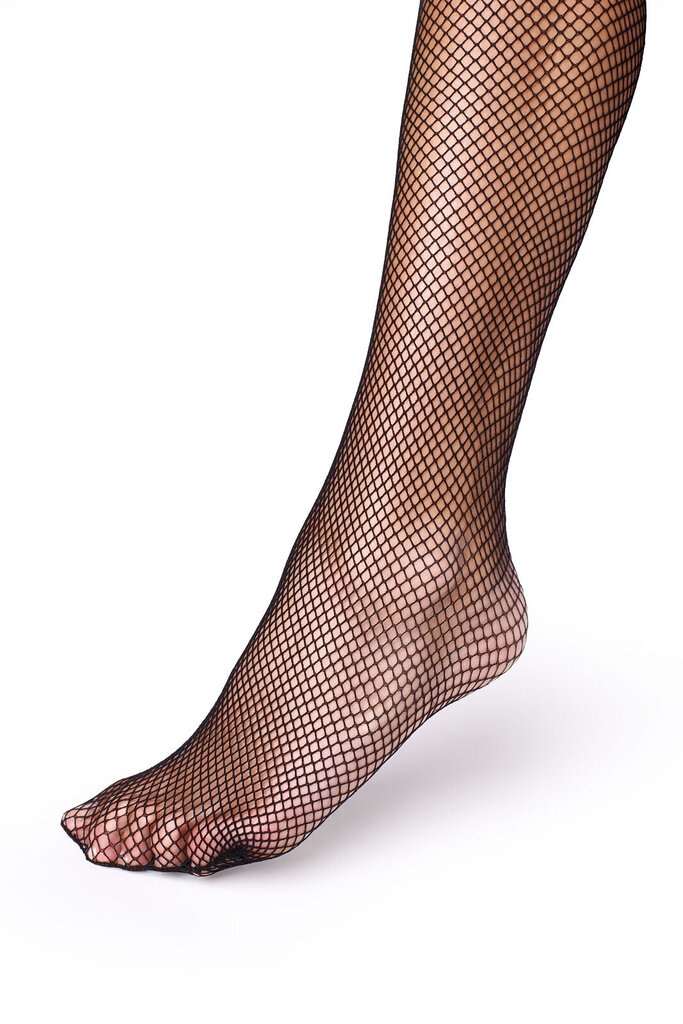 Moteriškos tinklinės kojinės Mona Rete Nero kaina ir informacija | Pėdkelnės | pigu.lt