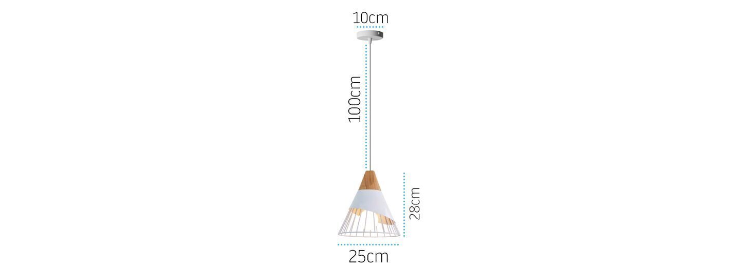 Pakabinamas šviestuvas Scandinavian A, Black/rose gold kaina ir informacija | Pakabinami šviestuvai | pigu.lt