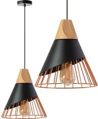 Pakabinamas šviestuvas Scandinavian A, Black/rose gold kaina ir informacija | Pakabinami šviestuvai | pigu.lt