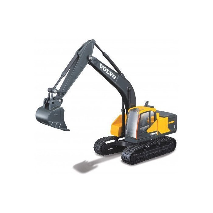 Ekskavatorius Bburago Volvo EC220E Excavator Construction for Kids 10cm Yellow kaina ir informacija | Žaislai berniukams | pigu.lt