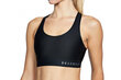 Sportinė liemenėlė moterims Under Armour Armour Mid Kehole Bra 1307196-001, juoda цена и информация | Sportinė apranga moterims | pigu.lt