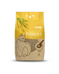 Comfy кукурузный наполнитель для кошек Cornelius Natural, 7 л цена и информация | Наполнитель для кошек | pigu.lt