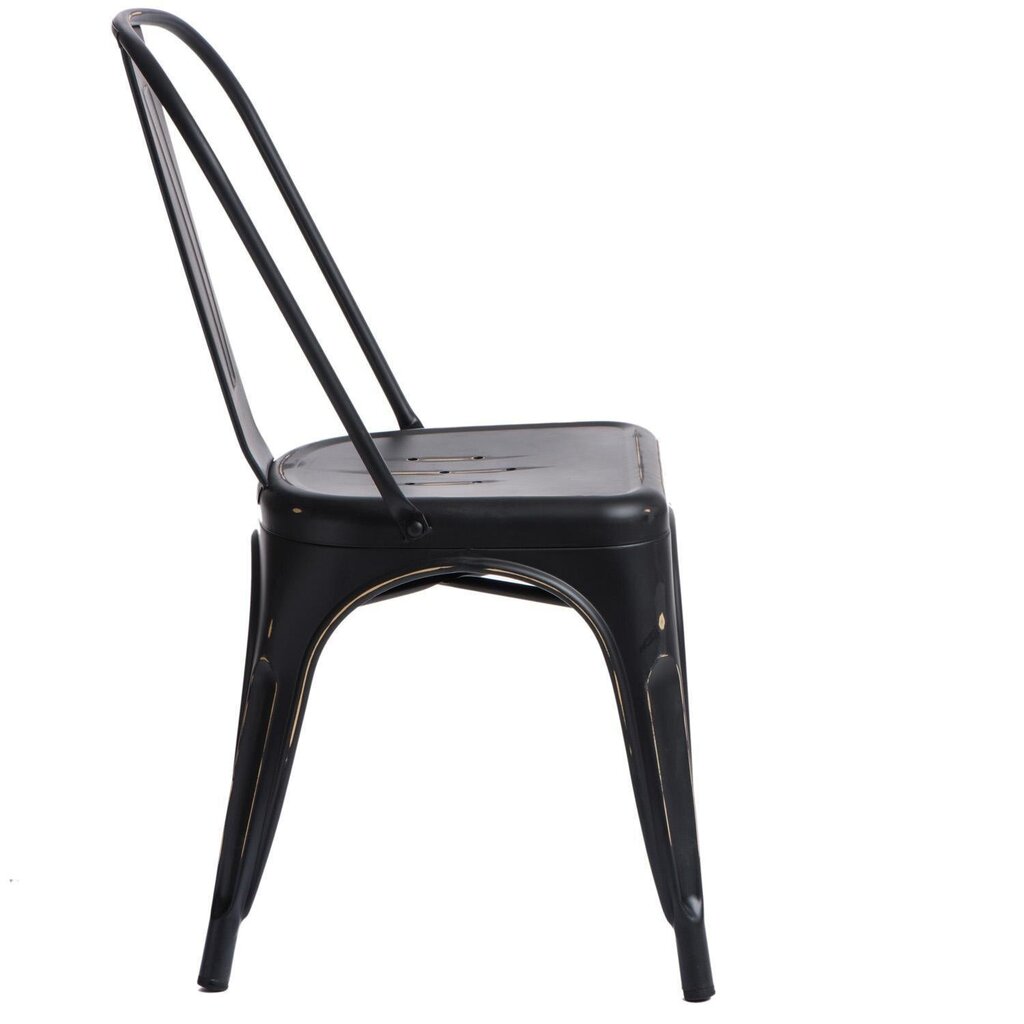 Kėdė Paris Antique, juoda kaina ir informacija | Virtuvės ir valgomojo kėdės | pigu.lt