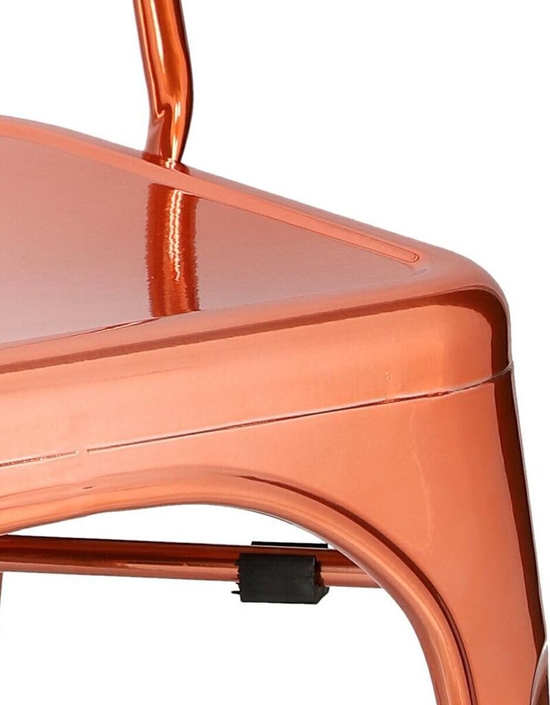 Kėdė D2.Design, oranžinė kaina ir informacija | Virtuvės ir valgomojo kėdės | pigu.lt