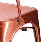 Kėdė D2.Design, oranžinė kaina ir informacija | Virtuvės ir valgomojo kėdės | pigu.lt