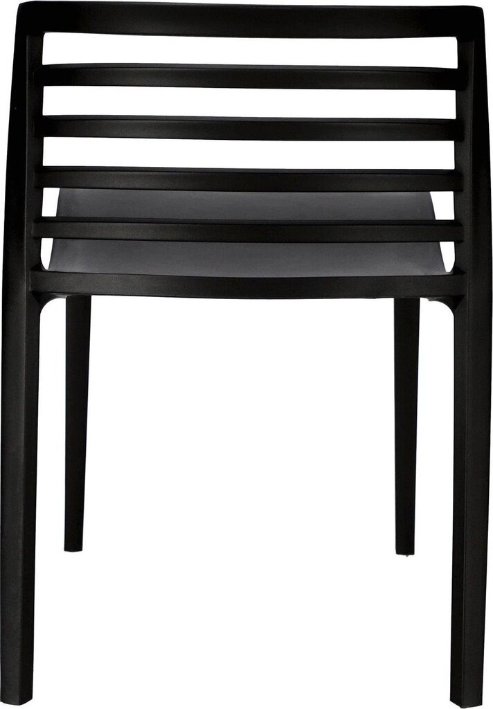 Kėdė Intesi Muna, juoda цена и информация | Virtuvės ir valgomojo kėdės | pigu.lt