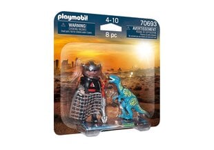 70693 PLAYMOBIL® Duo Pack Велоцираптор и ловец динозавров цена и информация | Конструкторы и кубики | pigu.lt