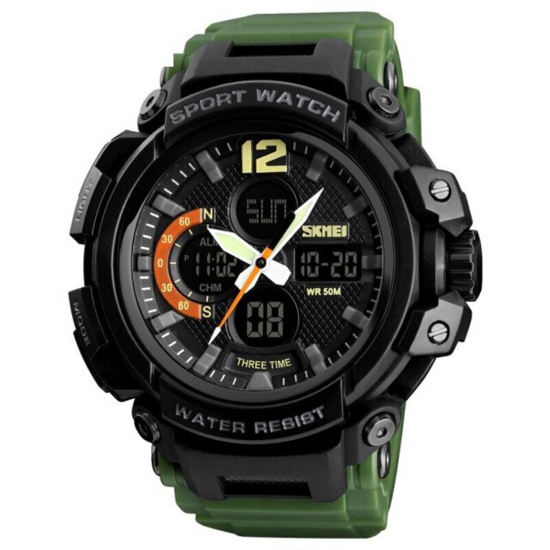 Vyriškas laikrodis Skmei 1343 AG kaina ir informacija | Vyriški laikrodžiai | pigu.lt