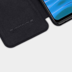 Nillkin Qin original leather case cover, skirtas Xiaomi Redmi Note 10 / Redmi Note 10S, juodas kaina ir informacija | Telefono dėklai | pigu.lt