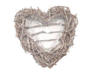 Širdies formos įdėklas iš pagaliukų kaina ir informacija | Floristikos reikmenys | pigu.lt