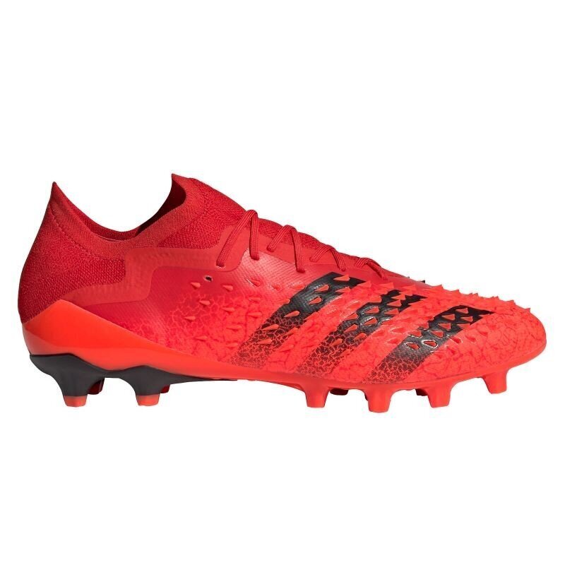 Futbolo bateliai Adidas Predator Freak.1 Low AG M GZ2809, raudoni kaina ir informacija | Futbolo bateliai | pigu.lt
