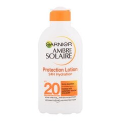 Kremas nuo saulės Garnier Ambre Solaire Protection Lotion SPF 20, 200ml kaina ir informacija | Kremai nuo saulės | pigu.lt