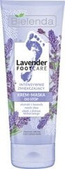Интенсивно смягчающая маска для ног Bielenda Lavender Foot Care Cream, 100 мл цена и информация | Кремы, лосьоны для тела | pigu.lt