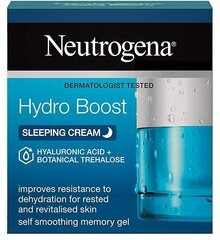 Ночная кремовая маска для лица Neutrogena Hydro Boost, 50 мл цена и информация | Маски для лица, патчи для глаз | pigu.lt