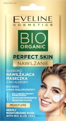 Veido kaukė Eveline Perfect BIO Organic, 8 ml цена и информация | Veido kaukės, paakių kaukės | pigu.lt