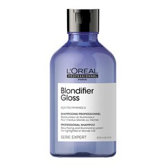 Šampūnas šviesiems plaukams L'Oreal Professionnel Blondifier Gloss, 300 ml kaina ir informacija | Šampūnai | pigu.lt