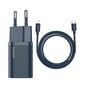 Įkroviklis Baseus Super Si 1C USB Type C 20 W Power Delivery + USB Type C - Lightning, 1m (TZCCSUP-B03) kaina ir informacija | Krovikliai telefonams | pigu.lt