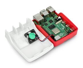 Ventiliatorius skirtas oficialiam Raspberry Pi 4B dėklui kaina ir informacija | Atviro kodo elektronika | pigu.lt