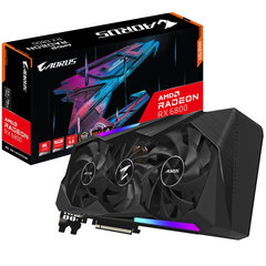 Gigabyte Aorus Radeon RX 6800 XT kaina ir informacija | Vaizdo plokštės (GPU) | pigu.lt