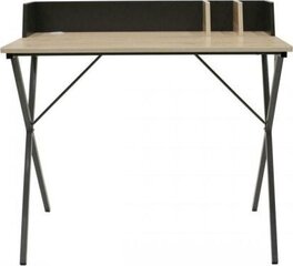 Rašomasis stalas Intesi Brico, šviesiai rudas/juodas kaina ir informacija | Kompiuteriniai, rašomieji stalai | pigu.lt