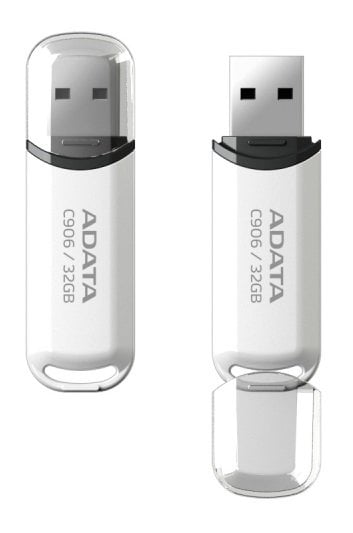 A-DATA C906 32GB, USB 2.0, Balta