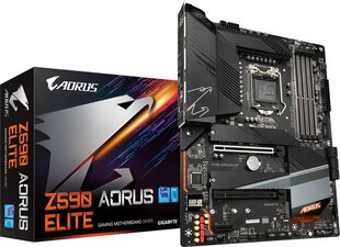 Gigabyte Z590 AORUS ELITE kaina ir informacija | Pagrindinės plokštės | pigu.lt