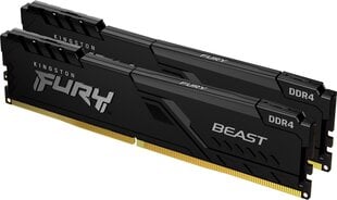 Kingston Fury KF432C16BBK2/8 цена и информация | Оперативная память (RAM) | pigu.lt