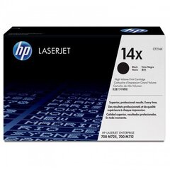 HP No.14X (CF214X), juoda kasetė kaina ir informacija | Kasetės lazeriniams spausdintuvams | pigu.lt