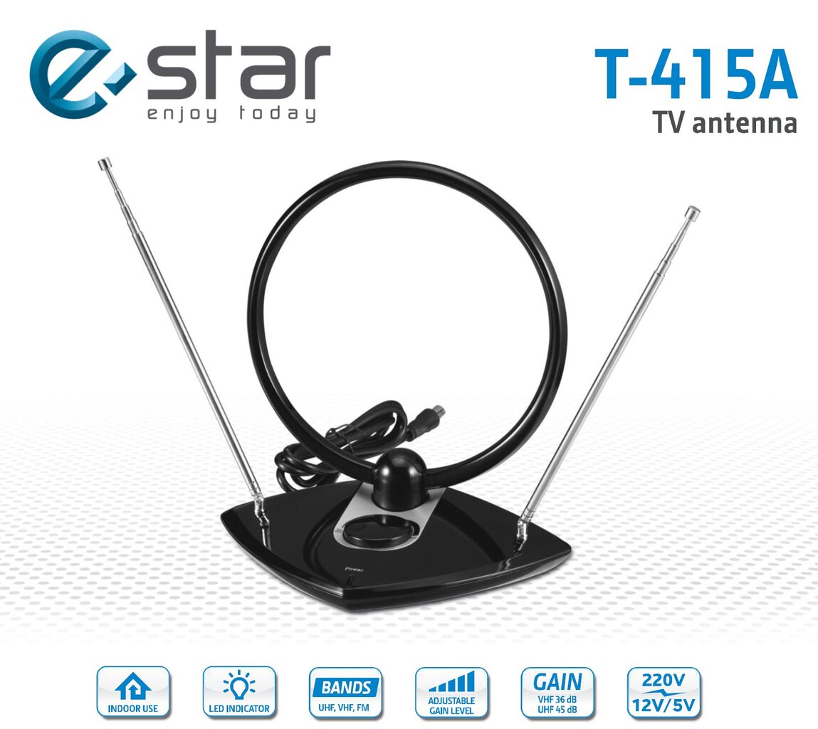 eSTAR T-415A цена и информация | TV antenos ir jų priedai | pigu.lt
