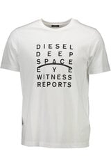 Marškinėliai vyrams Diesel, balti kaina ir informacija | Vyriški marškinėliai | pigu.lt