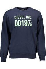Vyriškas sportinis džemperis Diesel, mėlynas цена и информация | Мужские термобрюки, темно-синие, SMA61007 | pigu.lt