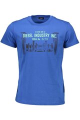 Marškinėliai vyrams Diesel, mėlyni kaina ir informacija | Diesel Apranga, avalynė, aksesuarai | pigu.lt