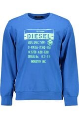 Vyriškas sportinis džemperis Diesel, mėlynas цена и информация | Мужская спортивная одежда | pigu.lt