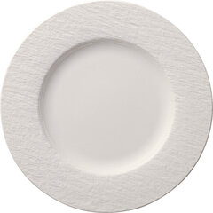 Lėkštė Villeroy & Boch Manufacture Rock, 27 cm, Blanc kaina ir informacija | Indai, lėkštės, pietų servizai | pigu.lt