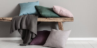 Наволочка MogiHome Harmony, светло-фиолетовая, 45 x 45 см цена и информация | Декоративные подушки и наволочки | pigu.lt