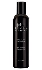 Apimties suteikiantis šampūnas John Masters Organics Rosemary & Peppermint Shampoo, 236 ml kaina ir informacija | Šampūnai | pigu.lt