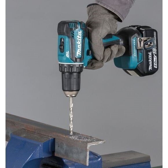 Combokit Makita DLX2289TJ akumuliatorinis gręžtuvas+ akumuliatorinis smūginis atsuktuvas (DDF485+DTD153) 18V 2 x 5,0 Ah Li ion цена и информация | Suktuvai, gręžtuvai | pigu.lt