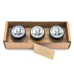 Ūsų vaško rinkinys Moustache Wax Set, 3x15ml цена и информация | Косметика и средства для бритья | pigu.lt