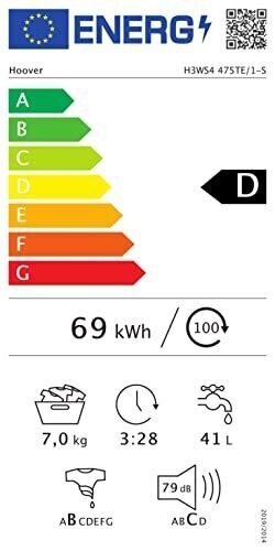 Hoover HW H3WS4 475TE/1-S kaina ir informacija | Skalbimo mašinos | pigu.lt