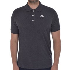 Polo marškinėliai vyrams Kappa Sharus 303T8V0 18M, juodi kaina ir informacija | Vyriški marškinėliai | pigu.lt