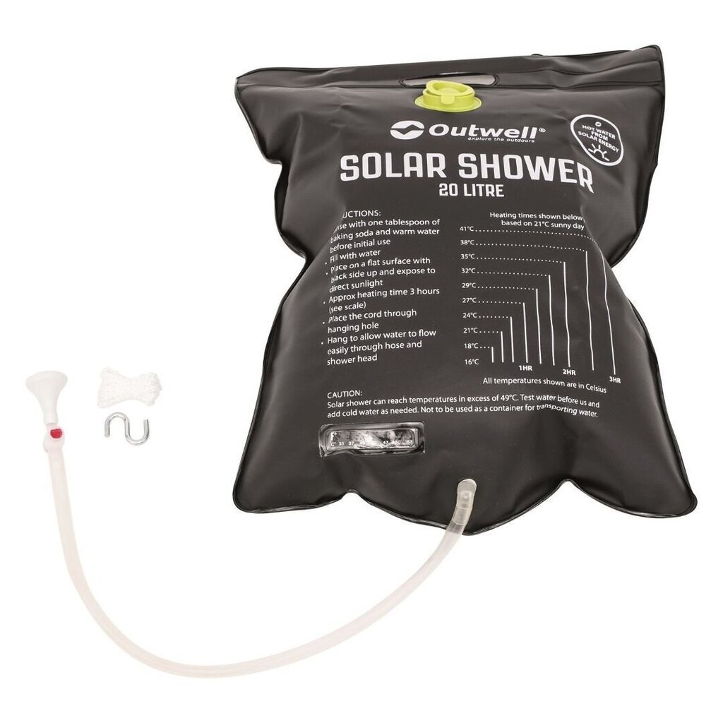 Turistinis dušas Outwell Solar Shower, 20L kaina ir informacija | Kitas turistinis inventorius | pigu.lt