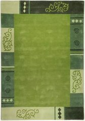 Ковер Ambadi 90x160 см, зеленый цена и информация | Ковры | pigu.lt