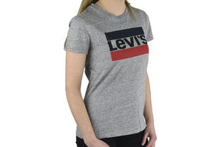 Levi's moteriški marškinėliai 173690303, pilki kaina ir informacija | Marškinėliai moterims | pigu.lt