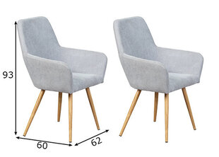 Kėdžių rinkinys Trelleborg 2vnt. kaina ir informacija | Virtuvės ir valgomojo kėdės | pigu.lt