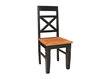 Kėdžių komplektas Corsica 2vnt., mango / juoda kaina ir informacija | Virtuvės ir valgomojo kėdės | pigu.lt