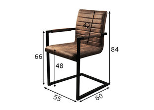Набор столовых стульев Sit, 2 шт., коричневый цена и информация | Стулья для кухни и столовой | pigu.lt