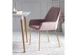 Kėdžių komplektas, 2 vnt., rožinės spalvos цена и информация | Virtuvės ir valgomojo kėdės | pigu.lt
