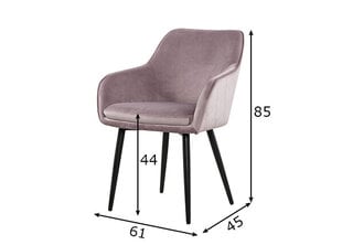 Valgomojo kėdė, rožinė kaina ir informacija | Virtuvės ir valgomojo kėdės | pigu.lt