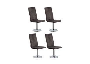 Kėdės 4vnt., pilkos spalvos kaina ir informacija | Virtuvės ir valgomojo kėdės | pigu.lt